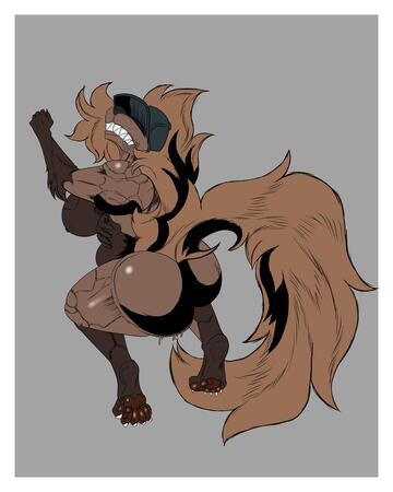 Dark Fantasy inspired! lot of fur details, strong black shadows and tern coloring, focuses more on the feeling of the piece rather than its flashiness.